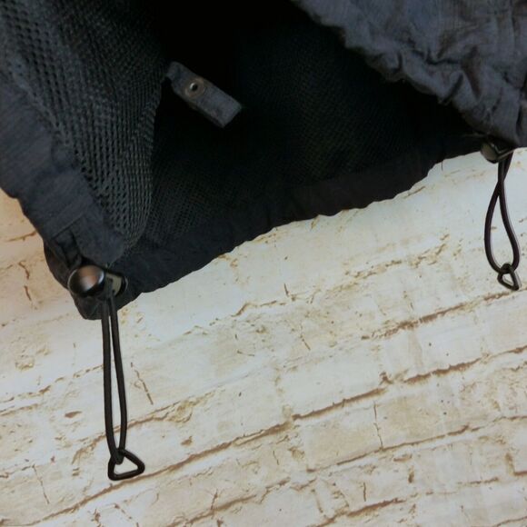 Columbia Ripstop Vest Mens L Black Full Zip Nylon Outdoor Hiking Techwear VTG - Picture 11 of 14